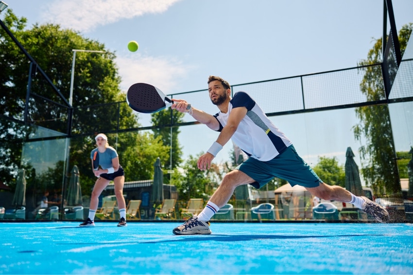 Padel met nieuwe knie